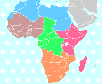 アフリカ地図クイズ
